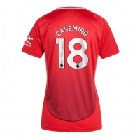 Manchester United Casemiro #18 Fußballbekleidung Heimtrikot Damen 2024-25 Kurzarm